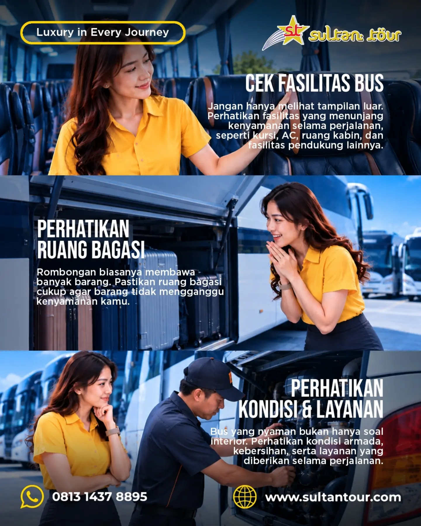 3 Hal Penting yang Wajib Diperhatikan Sebelum Sewa Bus untuk Liburan Rombongan