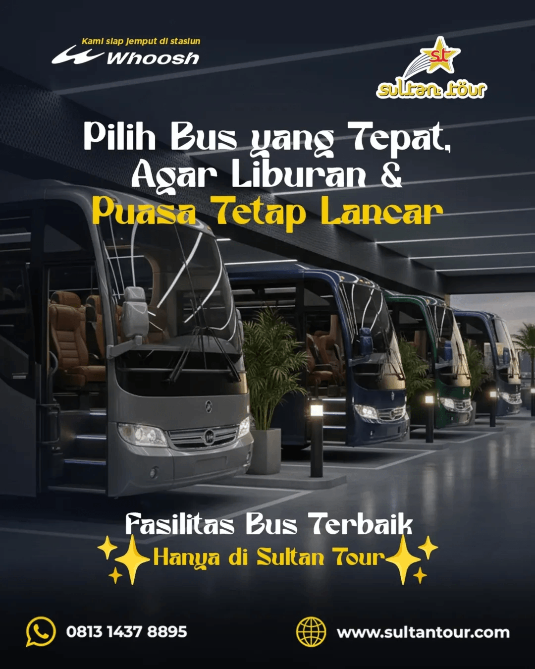 Pilih Bus yang Tepat Agar Liburan & Puasa Tetap Lancar