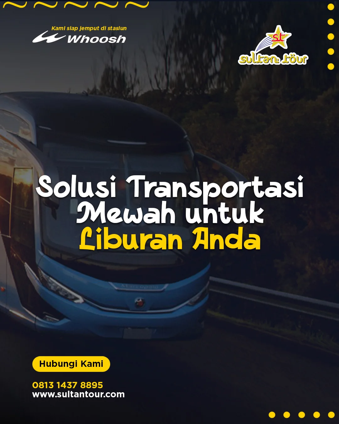 Solusi Transportasi Mewah untuk Liburan Anda?, CV Sultan Tour