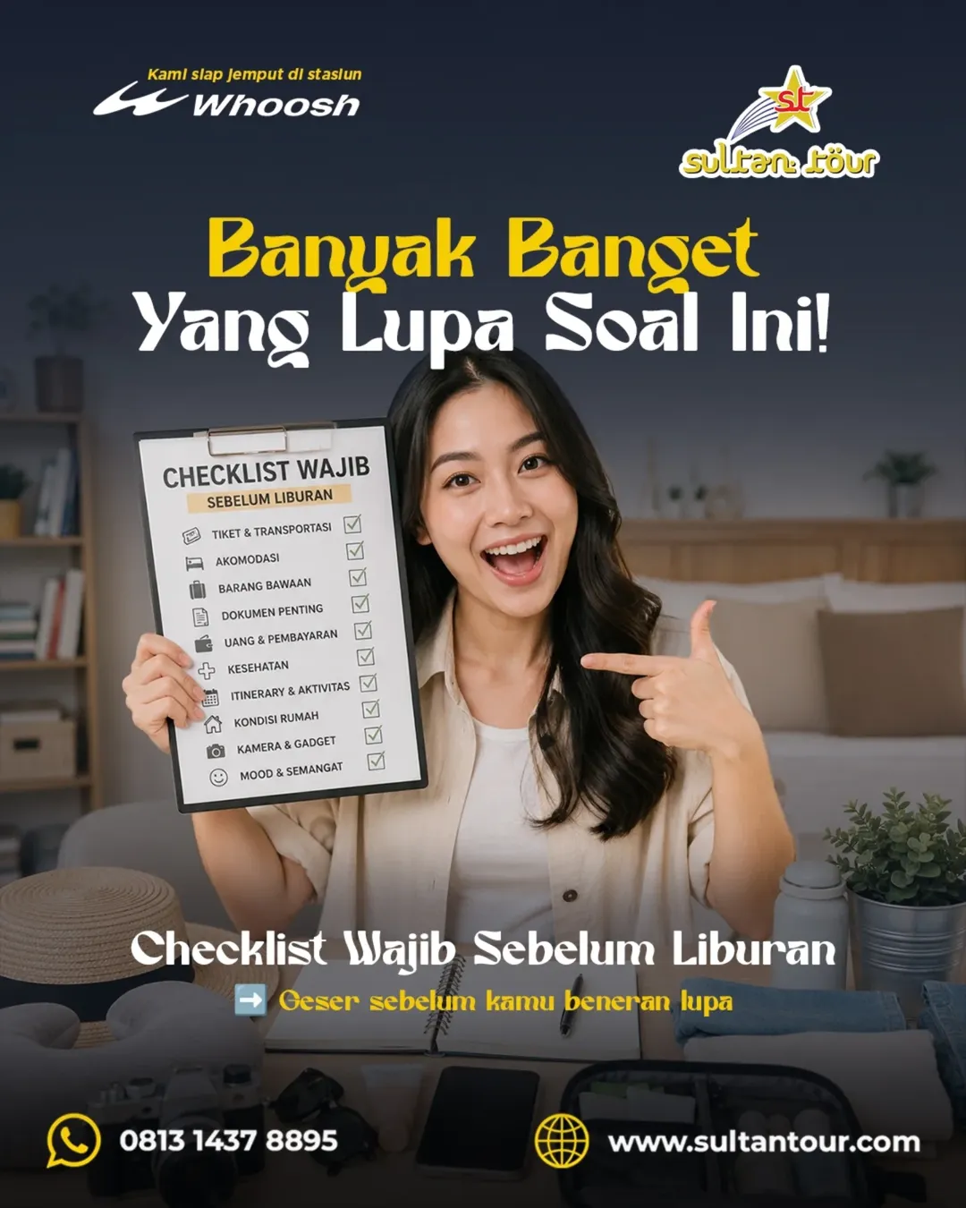Banyak Banget Yang Lupa Soal Ini! Checklist Wajib Sebelum Liburan