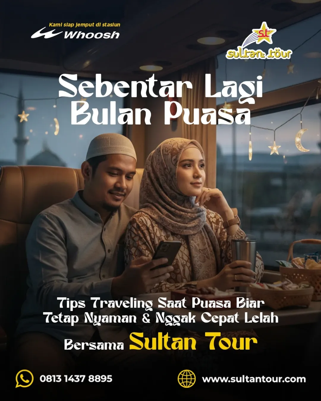 Nikmati Perjalanan Menjelang Ramadan Tanpa Capek & Tanpa Ribet